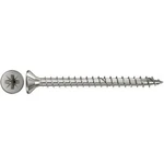 Fischer  657154 skrutka so zápustnou hlavou 3.5 mm 35 mm krížová dražka Pozidriv     glavanizované zinkom 100 ks