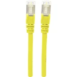 Intellinet 736725 RJ45 sieťové káble, prepojovacie káble CAT 6A S/FTP 10.00 m žltá fóliové tienenie, tienenie pletivom,