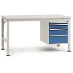 Manuflex AU5841.3003 Kompletný pracovný stôl Grund UNIVERSAL Standard s melamínovou doskou, š xhxv = 2000 x 800 x 760-87