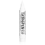 Nailmatic Tattoo Pen tetovací pero na obličej a tělo White 1 ks