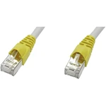 Telegärtner RJ45 (krížený) sieťový prepojovací kábel CAT 6A S/FTP 7.50 m sivá samozhášavý, s ochranou