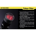 NiteCore NITNFR23 farebný filter  MT1A, MT2A, MT1C a baterky s Ø 23 mm červená