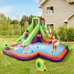 350*320*200cm Inflatable Castle Water Spray Slide Single Slide Inflatable Toy