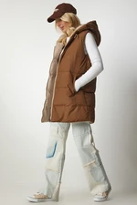 Happiness İstanbul Vest - Beige - Puffer