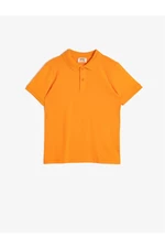 Koton Boys Polo Neck Cotton Buttoned Short Sleeve T-Shirt