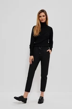 Straight trousers - black