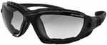 Bobster Renegade Convertibles Gloss Black/Clear Photochromic Okulary motocyklowe