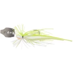 Savage gear gumová nástraha crazy swim jig sinking yellow white - 12,5 cm 16,5 g