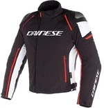 Dainese Racing 3 D-Dry Black/White/Fluo Red 50 Kurtka tekstylna