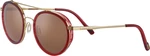 Serengeti Geary Red Streaky/Bold Gold/Mineral Polarized Drivers Gold Lifestyle okulary
