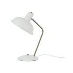 Biała lampa stołowa Present Time Leitmotiv Hood