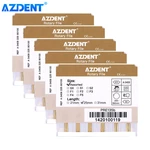 5 Boxes AZDENT Dental Endodontic Gold Large Taper File NITI Rotary Files Engine Use 25mm 6pcs/Box Dentistry Tools