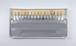1 Set Dental Teeth Shade Guide Ivoclar Vivadent 9/16/20 Color Porcelain Material A1-D4