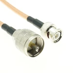 UHF PL259 male plug to BNC male Jumper Pigtail RG400 M17/128 Coaxial lot Cable