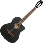 Ortega RCE125SN 4/4 Negro Guitarra clásica con preamplificador