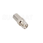 Superbat 5pcs FME to Mini-UHF Adapter FME Male to Mini-UHF Female Straight RF Coaxial Connector