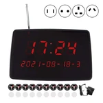 Restaurant Pager System 10 Pagers Wireless Coaster Pager System 110‑240V for Restaurants Hotels Bars hot