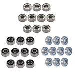 10PCS ABEC-5 MR104-2RS MR104ZZ MR104 2RS MR104RS 4X10X4 MM Blue Rubber Sealed Miniature High Quality Deep Groove Ball Bearings