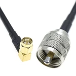 RG58 PL259 UHF male plug to SMA Male Connector 50-3 RF Coaxial Coax Cable 50ohm 15/30/50cm 1/2/3M
