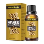 Ginger Essential Oil Natural Drainage Ginger Oil Pure And Therapeutic Grade Ginger Oil Repelling Cold And Relaxing Active Oil