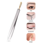 2 In 1 Eyebrow Acne Clip Stainless Steel Beauty Clip Acne Clip Face Hair Removal Tools Multifunctional Eyebrow Tweezer
