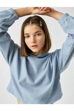 Koton Hooded Long Sleeve Sweater