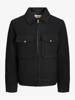 Black men's wool jacket jacket Jack & Jones Baxter - Men