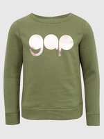Khaki girly sweatshirt with GAP print
