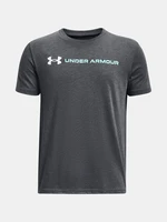 Under Armour T-Shirt UA B LOGO WORDMARK SS-GRY - Boys