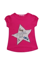 T-shirt with purple star