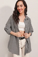 Bigdart 3900 Oversize Check Shirt - H.black