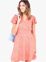 Coral Women Patterned Wrap Dress Brakeburn - Women