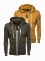 Ombre Clothing Men's zip-up sweatshirt Z33