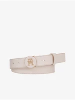 Light pink Women's Leather Strap Tommy Hilfiger Round Chic 3.0 - Womens