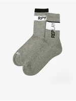 Set of two pairs of grey men's socks Replay - Men