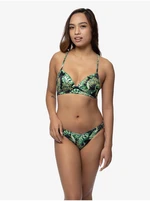 Black and Green Womens Patterned Swimwear Upper DORINA Kano - Women