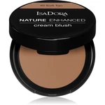 IsaDora Nature Enhanced Cream Blush kompaktní tvářenka se štětcem a zrcátkem odstín 40 Soft Tan 3 g