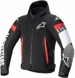 Alpinestars Zaca Air Jacket Black/White/Red Fluo L Textilná bunda
