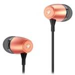 Genius HS-M318 31710016400, sluchátka s mikrofonem, bez ovládání hlasitosti, zlatá, 2.0, špuntová, 3.5 mm jack