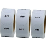 50-500pcs Round Clothing "size" Stickers1inch Labels Sticker Scrapbooking Adhesive Labels For Apparel Retail