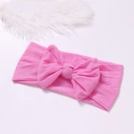 Baby hair accessories super soft nylon bowknot children's accessories cute princess hair band baby headbands for girls