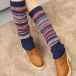 2022 Newly Design Women Winter Warm Leg Warmers Wool Knitting High Knee Socks Boot Cuffs Fashion Girls Gift Gaiters Wool Sox