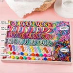 Colorful Headwear Headdress Hairpin Set Hair Clips Hair Bands Set Hair Accessories for Baby Toddlers Hairclip Hairbands