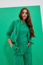 Single-breasted plain blazer
