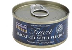 FISH4CATS Konzerva pre mačky Finest makrela s krevetami 70g