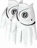 Footjoy Weathersof Mens Golf Glove (2 Pack) Regular LH White/Black S 2024