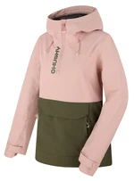 Husky Nabbi L XL, lt. pink/khaki Dámská outdoor bunda