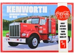 Skill 3 Model Kit Kenworth Conventional W-925 Tractor Truck "Coca-Cola" 1/25 Scale Model by AMT