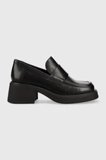 Kožené lodičky Vagabond Shoemakers Dorah dámské, černá barva, na podpatku, 5542.001.20