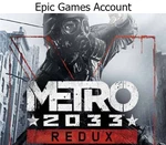 Metro 2033 Redux Epic Games Account